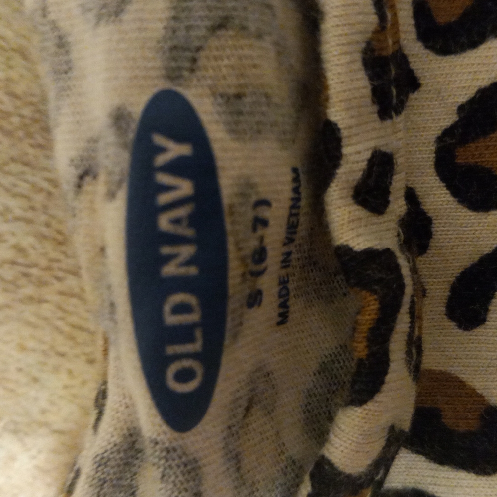 Old Navy  6-7  animal print dress Short Sleeves School Casual Rel… - Picture 3 of 3